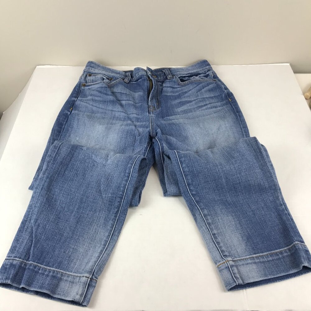 Women's J. Crew Factory Stretch jeans, med wash Straight leg, Size 28